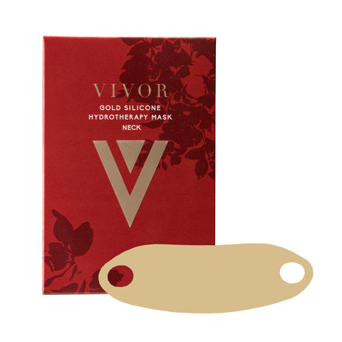 Vivor Gold Silicone Reusable Hydrotherapy V-Line Chin Uplift Mask